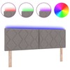 LED galvūgalis Taupe audinys