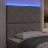 LED galvūgalis Taupe audinys