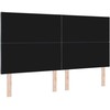 LED galvūgalis Tamsiai pilka 180 cm Aksomas
