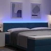 LED galvūgalis Tamsiai mėlyna 200 cm Aksomas