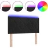 LED galvūgalis Juodas 100 cm Aksomas