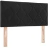 LED galvūgalis Juodas 100 cm Aksomas