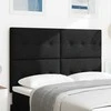 LED galvūgalis su LED juostelėmis Juodas 144 cm audinys