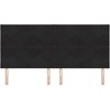 LED galvūgalis Juodas 200 cm Aksomas
