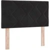LED galvūgalis Juodas 80 cm Aksomas