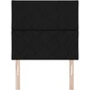 LED galvūgalis Juodas 100 cm audinys
