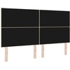 LED galvūgalis Kreminė 180 cm audinys