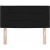 LED galvūgalis su LED juostelėmis Juodas 80 cm audinys