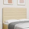 LED galvūgalis su LED juostelėmis Kreminė 144 cm audinys