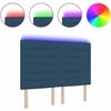 LED galvūgalis su LED juostelėmis Mėlyna 144 cm audinys