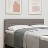 LED galvūgalis Taupe audinys