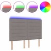 LED galvūgalis Taupe audinys