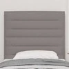 LED galvūgalis su LED juostelėmis Taupe 90 cm audinys