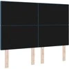 LED galvūgalis su LED juostelėmis Mėlyna 144 cm audinys