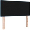 LED galvūgalis su LED juostelėmis Mėlyna 80 cm Aksomas