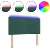 LED galvūgalis su LED juostelėmis Žalia 90 cm Aksomas