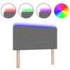 LED galvūgalis Šviesiai pilka 100 cm Kordūrinis audinys