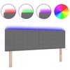 LED galvūgalis Šviesiai pilka 160 cm Kordūrinis audinys