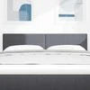 LED galvūgalis Tamsiai pilka 144 cm Kordūrinis audinys