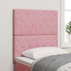 LED galvūgalis su LED juostelėmis Rožinė 80 cm Aksomas