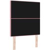 LED galvūgalis su LED juostelėmis Rožinė 80 cm Aksomas