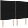 LED galvūgalis Taupe 160 cm audinys