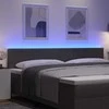 LED galvūgalis Šviesiai pilka 200 cm Kordūrinis audinys