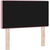 LED galvūgalis su LED juostelėmis Rožinė 80 cm Aksomas