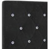LED galvūgalis su LED juostelėmis Juodas 90 cm Aksomas