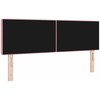 LED galvūgalis su LED juostelėmis Rožinė 144 cm Aksomas