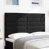 LED galvūgalis su LED juostelėmis Juodas 144 cm audinys