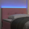 LED galvūgalis su LED juostelėmis Rožinė 90 cm Aksomas
