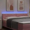 LED galvūgalis Rožinė 180 cm Aksomas