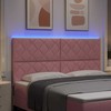 LED galvūgalis Rožinė 180 cm Aksomas