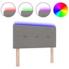 LED galvūgalis Taupe audinys