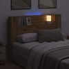 LED galvūgalis su saugojimu Artisano ąžuolo Apdirbta mediena