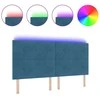 LED galvūgalis su LED juostelėmis Mėlyna 200 cm Aksomas