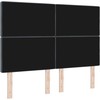 LED galvūgalis su LED juostelėmis Tamsiai pilka 144 cm Aksomas