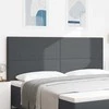LED galvūgalis Tamsiai pilka 200 cm Kordūrinis audinys