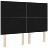 LED galvūgalis su LED juostelėmis Pilka 144 cm Aksomas