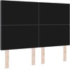 LED galvūgalis Tamsiai pilka 144 cm Kordūrinis audinys