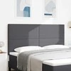 LED galvūgalis Tamsiai pilka 180 cm Kordūrinis audinys