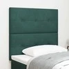 LED galvūgalis su LED juostelėmis Žalia 80 cm Aksomas
