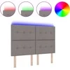 LED galvūgalis Taupe audinys