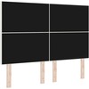 LED galvūgalis su galvūgalio Kreminė 160 cm Kordūrinis audinys