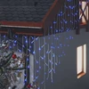 LED girlianda varvekliai, 10m, 400 mėlynų LED, 8 funkcijos