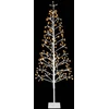 LED girliandų Kalėdų eglutė Balta 18 x 18 x 150 cm Plienas