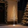 LED girliandų Kalėdų eglutė Balta 20 x 20 x 180 cm Plienas
