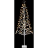 LED girliandų Kalėdų eglutė Balta 20 x 20 x 180 cm Plienas
