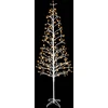 LED girliandų Kalėdų eglutė Balta 210 cm Plienas 228 LED
